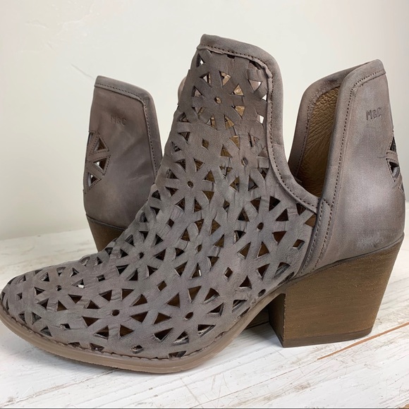 Musse & Cloud Shoes - Musse & Cloud Athena Laser Cut Booties